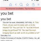 you bet meaning in english